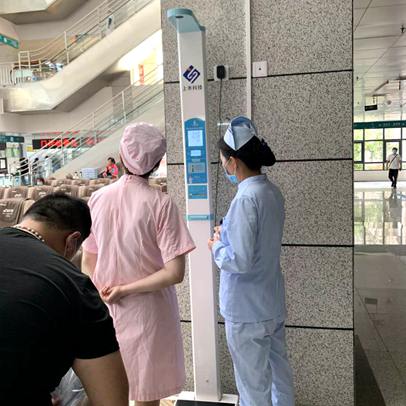鄭州市人民醫院SH-201智能雙屏身高體重秤案例